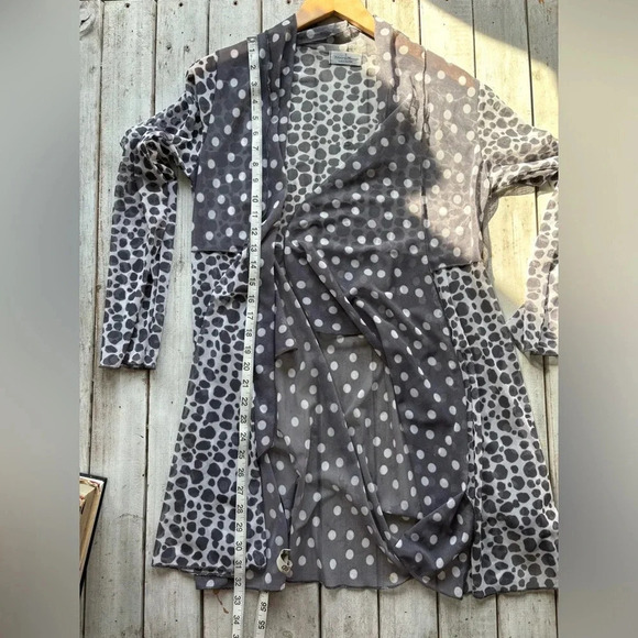 Vine Street Apparel | sheer | mesh | long sleeve | open front | cardigan | small - Picture 3 of 8